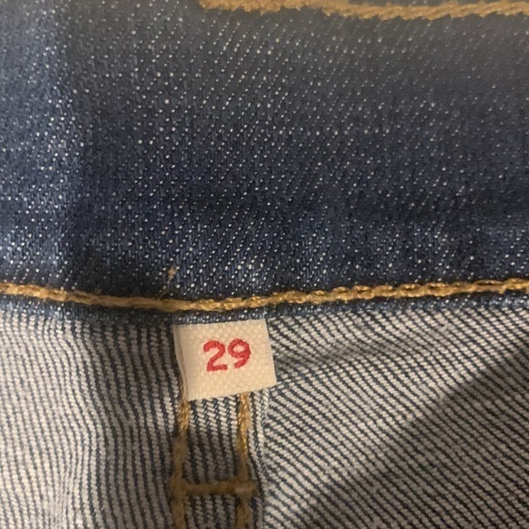 Levi Women Jean Shorts Blue Size 29 - Picture 10 of 11